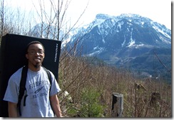 some of the cascades in the background